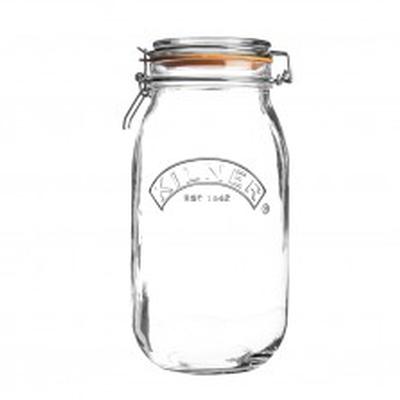 KILNER ROUND CLIP TOP JAR 3LTR